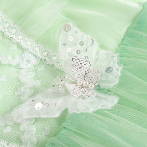 छोटे हरे मेंढक टियाना राजकुमारी पोशाक सेट लड़की फूल चरित्र भूमिका-खेल कॉस्प्ले पार्टी के लिए पोशाक पोशाक - Product Image 4