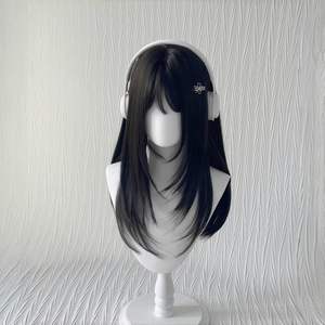 วิกผมตรงระดับสูงกรอบ muramura แท้ยาวถึงไหล่วิก<span class=keywords><strong>ผม</strong></span>เต็มศีรษะ - Product Image 1