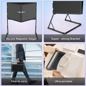 Écran triple <span class=keywords><strong>Aero</strong></span> Pro Max IPS, écran triple 15,6 pouces, extension d'écran d'ordinateur portable, station de travail mobile à quatre moniteurs, moniteur portable pour ordinateur portable - Product Image 5