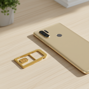 Bandeja para Tarjetas SIM Dual y Micro SD para Huawei Mate 20 Lite - Dorado - Product Image 3