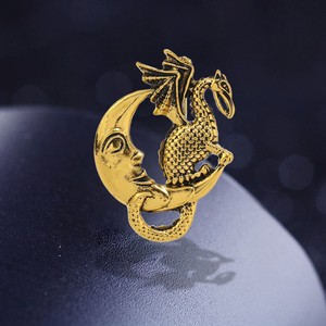 Broche de Dragon Tendance Toutes Occasions avec Diamants, Broche Animale Incrustée Lézard Ptérosaure pour Mariages, Fêtes et Cadeaux - Product Image 5