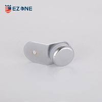 Support de porte de douche en acier inoxydable 304 à 90 degrés, forme moderne, avec vis de fixation pour porte en verre, étanche, pour salle de bain