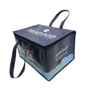 Sacs isothermes en aluminium non tissé en stock pour concombres de mer, adaptés à la réfrigération des fruits de mer, à la vente ambulante et au camping - Product Image 4