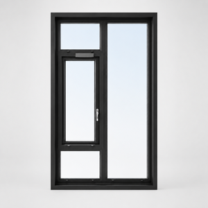 Finestre in <span class=keywords><strong>Alluminio</strong></span> Premium Personalizzate con Telaio Sottile Nero Opaco e Doppio Vetro ad Alta Sicurezza per Case di Lusso Moderne - Product Image 3