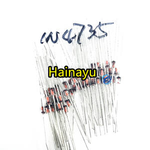 Hainayu La diode zener <span class=keywords><strong>1N4735</strong></span> 1W6.2V 1W6V2, le composant électronique du circuit intégré IC, est directement insérée dans DO41. - Product Image 1
