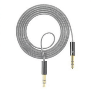 Cavo Jack 3.5 Cable de Música Auxiliar Grigio AUXMUSICABLE35D - Product Image 1