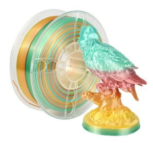 Filament PLA Soie Arc-en-ciel 1,75 mm 1 kg Dégradé Couleurs Macaron Forêt Univers Série Bobine en Papier Écologique pour Imprimante 3D - Product Image 1