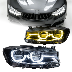 ไฟหน้า AURON รุ่นใหม่สำหรับรถยนต์ซีรีส์ 3 F34 ปี 2013-2020 พร้อมไฟ DRL 6000K 6000 ลูเมนส์ 12V 36W ใช้ได้กับรถยนต์ทั่วไป สำหรับการติดตั้งเพิ่มเติม/อัพเกรด - Product Image 1