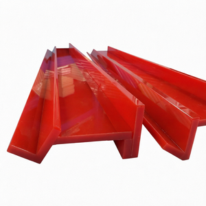 Soporte para Fichas de Mahjong de Acrílico Rojo, Acabado Brillante, Accesorio para Mesa de Juego - Product Image 1