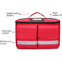 Voyage maison étanche médecine familiale Kit épaule sac médical vide voiture Portable trousse de premiers soins organisateur étui d'urgence sac
