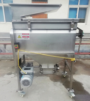 Désamorceuse, broyeur et presse à raisin commerciaux en acier inoxydable 304, capacité 500 kg/h, avec moteur