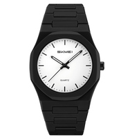 Montre Arabe Lumineuse Carrée Étanche Sport Silicone à Quartz Personnalisable en Polycarbonate Pour Homme, Vente en Gros
