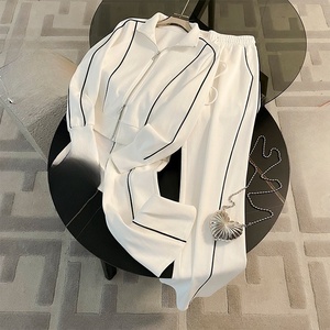 <span class=keywords><strong>Pantaloni</strong></span> larghi a vita alta da <span class=keywords><strong>donna</strong></span> <span class=keywords><strong>sportivi</strong></span> Casual a due pezzi - Product Image 5