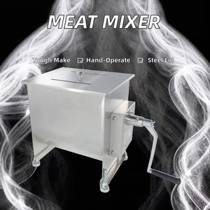 Mezcladoras de Carne Manuales Comerciales con Tapa de Acero Inoxidable y Motor Inclinable para Panadería, Restaurante, Molino de Harina, Modelo FME40T - Product Image 5