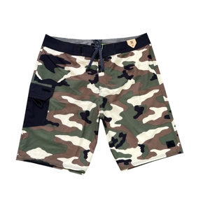 Shorts de bain pour hommes durables à séchage rapide avec cordon de serrage pour le surf et la natation - Product Image 1