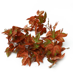 พลาสติกหวายเทียมใบเมเปิ้ลจำลองสูงตกแต่งในร่มกลางแจ้ง - Product Image 5