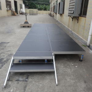 Assemble Portable Outdoor Concert Stage Legs with Aluminum Alloy Frame Easy Assembly & Non-Slip Platform - Product Image 2