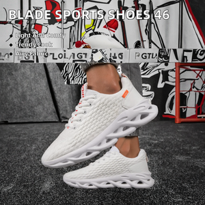 Chaussures de sport pour hommes, fabrication sur mesure, grande taille 46, doublure en maille respirante, style élégant, décontractées pour la salle de sport, pour l'été et l'automne - Product Image 2