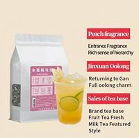 Koop Chinese Fruitthee 500g/zak Perzik Oolong Thee Groothandel Fabrikant Melk Oolong Bubble Tea