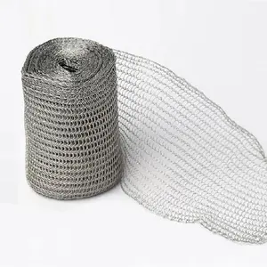 50 60cm Stainless Steel Demister Pads Crochet Weaving Knitted Wire Mesh