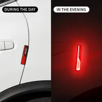 Защитная полоса для двери автомобиля, резиновая защита от царапин, Светоотражающая наклейка на бампер автомобиля