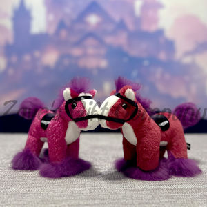 Zaves 미니 포니 키체인, 어린이와 십대를 위한 매우 귀여운 푹신한 생일 선물, 책가방에 걸 수 있는 핫세일 부드러운 인형 - Product Image 6