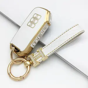 Funda de TPU para llave de coche, carcasa suave de oro para <span class=keywords><strong>Kia</strong></span> <span class=keywords><strong>Sportage</strong></span> <span class=keywords><strong>2023</strong></span>, <span class=keywords><strong>Kia</strong></span> Ray, Sorento, Soul, Telluride, Cerato 2020, K5, K8, 2022 - Product Image 1