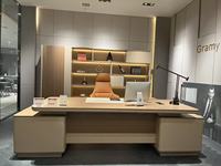 Bureau de direction en bois de haute technologie et de luxe - Mobilier de bureau commercial moderne pour PDG et directeur
