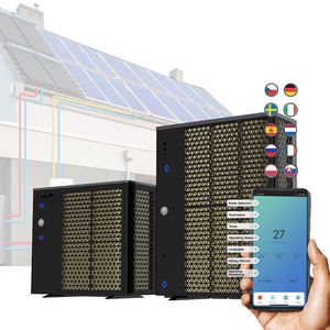 75C eau chaude haute température R290 pompe à chaleur résidentielle à air d'échappement tout en un groupe de pompage chauffage - Product Image 2