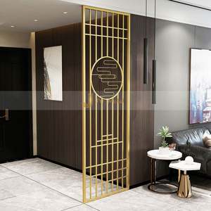 Conception OEM, séparateur de pièce mobile translucide en acier inoxydable 304, étanche, pour sol et plafond, design personnalisé pour la pièce - Product Image 6