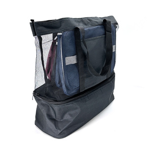 Ngoài trời đa chức năng cách nhiệt thực phẩm lưu trữ cách nhiệt ăn trưa Túi lạnh dã ngoại bãi biển freezablecooler túi đóng gói túi lưới - Product Image 3