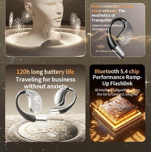 Écouteurs Traducteurs IA Q93 avec Boîtier de Charge Rotatif à 360°, Écouteurs Sportifs à Crochet d'Oreille, Affichage Numérique, ANC, Étanchéité <span class=keywords><strong>IPX6</strong></span> - Product Image 5