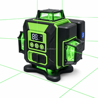 Niveau laser électronique professionnel 360° autonivelant vert 4D 16 lignes