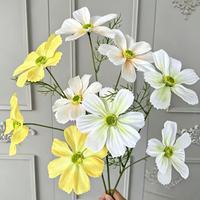 Bunga Gerbera Daisies Palsu Sutra untuk Pernikahan, Rangkaian Bunga untuk Aula, Dekorasi Bunga Lantai, Tampilan Bunga Modern Nordik