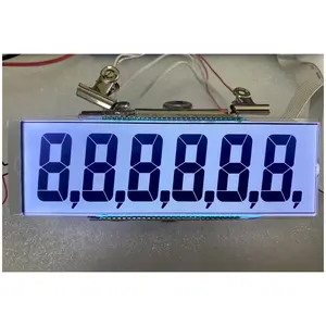 China OEM TN HTN STN FSTN VA Digital 70 56pin LCD 7segment 6digit Screen 7 Segment Display 56 Pin 6 Digit LCD For Fuel Dispenser