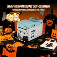 Machine à secouer la poudre DTF Fcolor, machine à pulvériser la poudre automatique sur le thème d'Halloween, compatible avec l'imprimante DTF