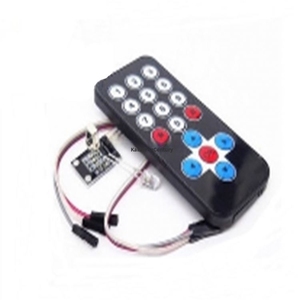 Kit de control remoto inalámbrico por infrarrojos Negro - Product Image 1