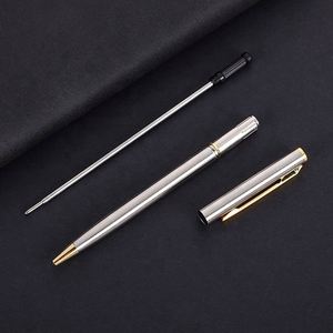 Custom Golden Touch <b>Pen</b> - Ballpoint in White, Black, Metallic, with Gold Accents, Ideal for Gifts & Office - Product Image 4