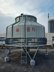 Tháp giải nhiệt nước công nghiệp tròn bằng sợi thủy tinh FRP dòng chảy ngược 20 tấn 30T, sử dụng ngoài trời cho hệ thống HVAC - Product Image 4