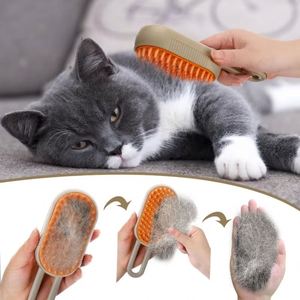 Brosse de massage pulvérisatrice à vapeur à un bouton, pliable et rotative, pour le bain capillaire et l'élimination des cheveux, outil de nettoyage - Product Image 3