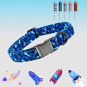 Bobo Rainbow Dog-Collier en métal réglable et durable pour petits et grands chiens - Product Image 3