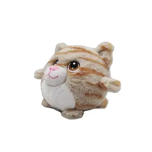 Cross-borader Hot Selling Best Decoration Choice Round Cat Soft Plush Toy Cute Cat