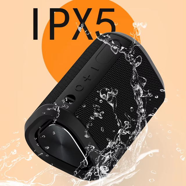 New IPX5 Portable Mini Speaker Stereo Bass Sound Powerful RGB LED Lighting Speaker