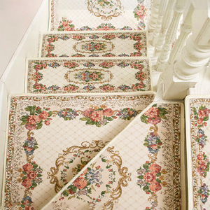 Mu Nieuwigheid Ontwerp Tapijt Traptreden Tapijten Tapijten Trap Decor Tpr Sterke Adsorptie Zelfklevende Tapijt Loper Voor Trappen - Product Image 1