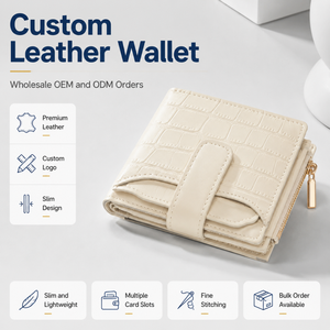 Funda de Viaje para Pasaporte con Ventana para Foto, Múltiples Ranuras para Billetes, Bloqueo RFID, Cierre Magnético y Grosor Personalizable - Product Image 1