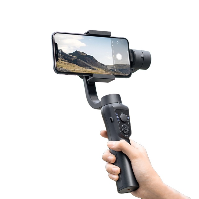 3-Axis Phone Gimbal Stabilizer for Smartphone & Digital Camera for Sports Mobile Phone Video & Photography Compatible with S5B