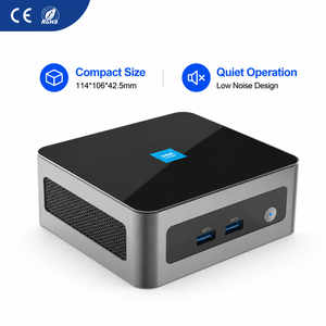 ZKM9 4K HTPC Media Center Intel Core I5 8257U, Computadora de Escritorio para Cine en Casa con Doble HDMI, Windows 11 Professional, <span class=keywords><strong>Micro</strong></span> PC - Product Image 1