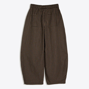 High Quality Fashion Checked Joggers Sweat Pants Loose Oversized Straight Wide Leg Cotton Checked Baggy Man Plaid Pants - Product Image 3