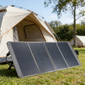 ALECTER Paneles Solares Monocristalinos Plegables Portátiles de 100W, 23% de Alta Eficiencia, IP65 Impermeables, Certificación CE, Garantía de 12 Meses - Product Image 1