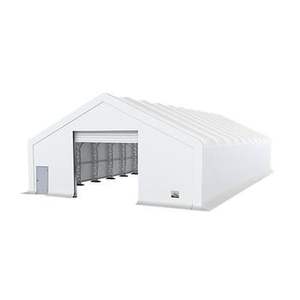 Tente de stockage industrielle préfabriquée en tissu PVC ignifuge à double treillis, vente en gros d'usine - Product Image 6